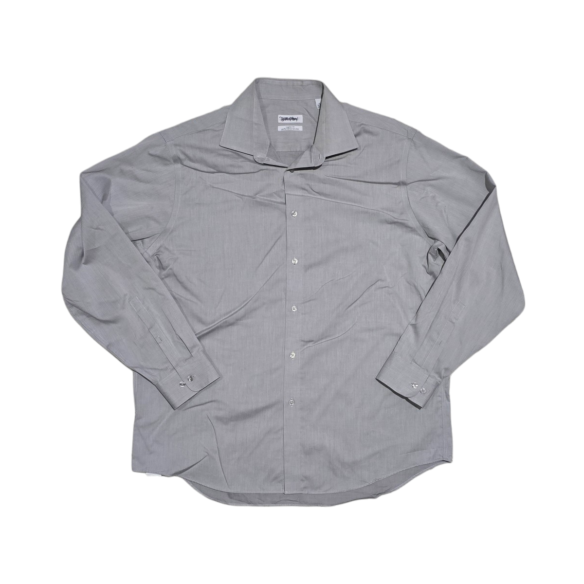 Camisa Calvin Klein Xgrande 17 34-35 Regular Fit Gris