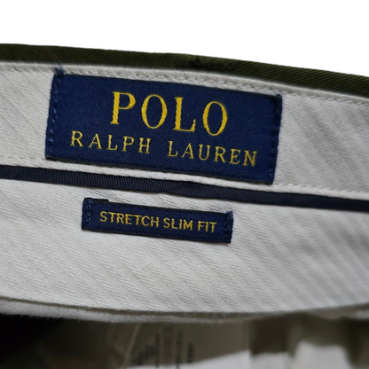 Pantalon Ralph Lauren 32x30 Stretch Slimfit Verde