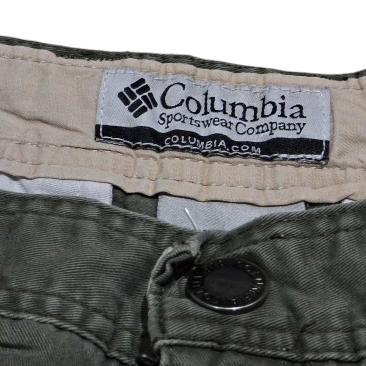 Short Columbia 36x10 Verde Deslavado