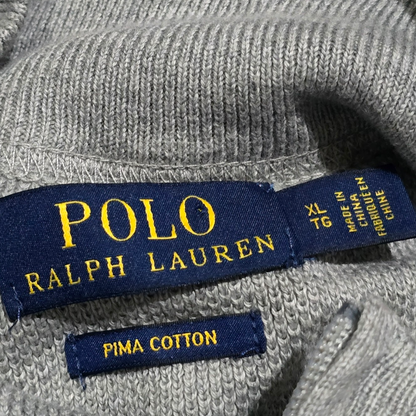 Sueter Con Cierre Ralph Lauren Xgrande Xl Gris