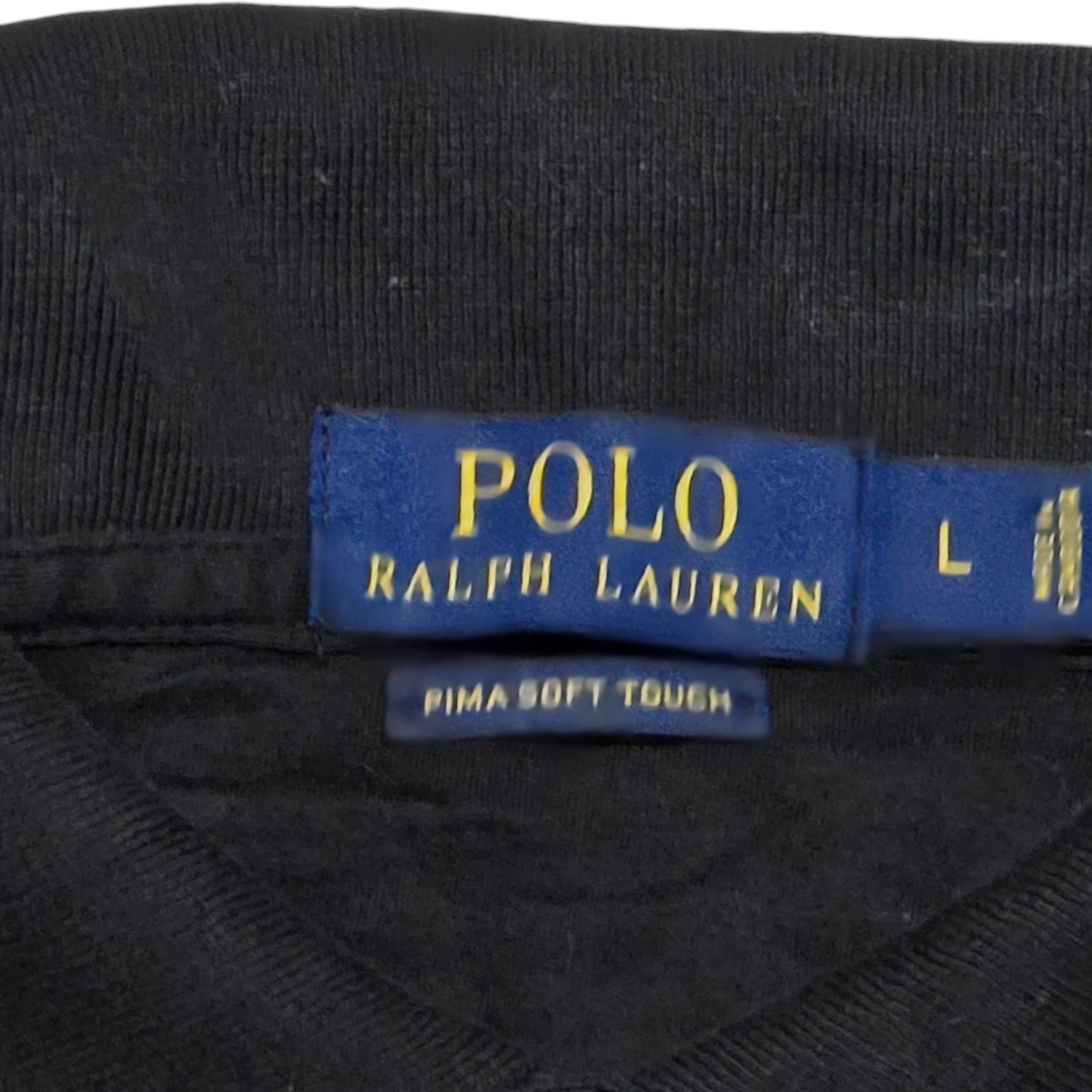 Playera Polo Ralph Lauren Grande L Negro Suave