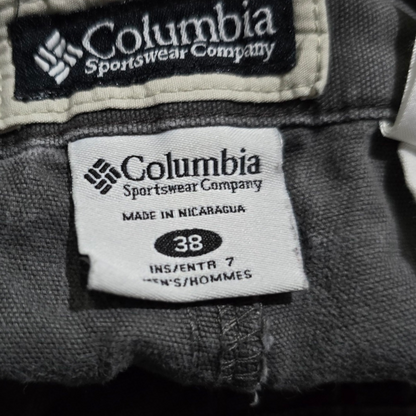 Short Columbia Talla 38 Gris Deslavado