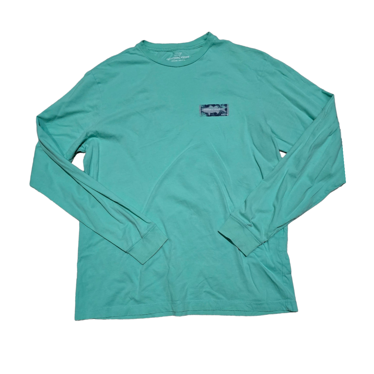 Playera Manga Larga Vineyard Vines Chico S Turquesa