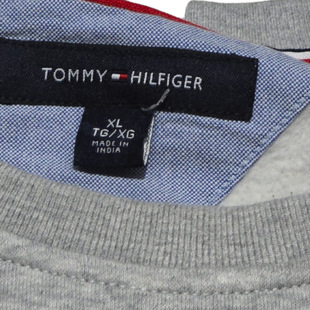 Sudadera Tommy Hilfiger Xgrande Xl Gris