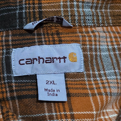 Camisa Carhartt 2xl Cuadro Cafe