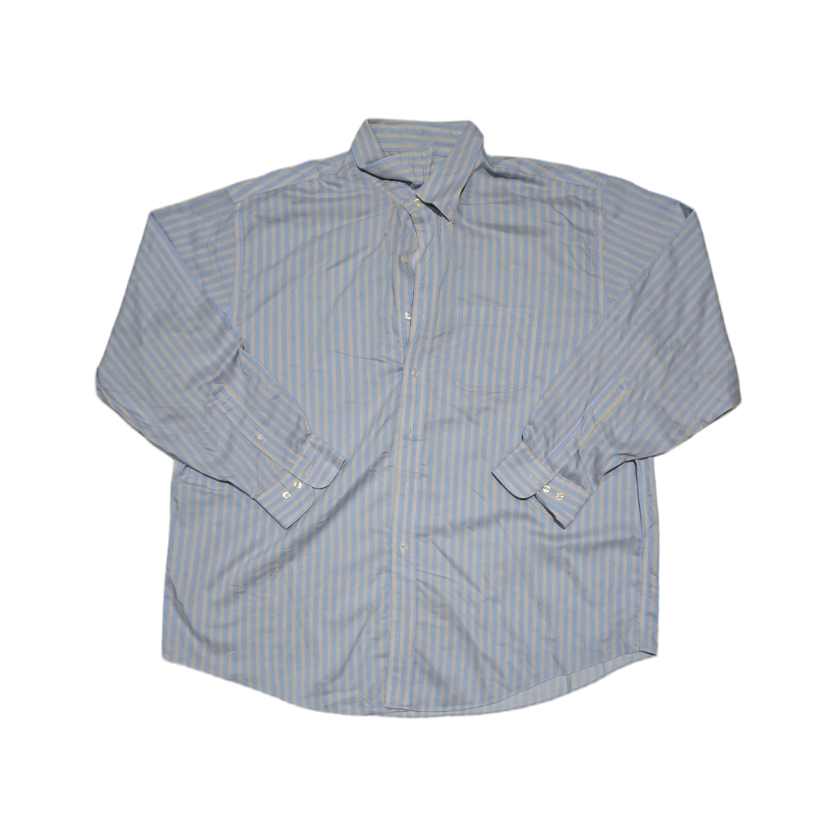 Camisa Brooks Brothers 2xl Lineas Azul