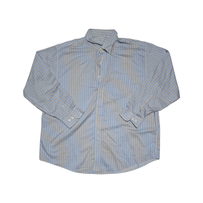 Camisa Brooks Brothers 2xl Lineas Azul