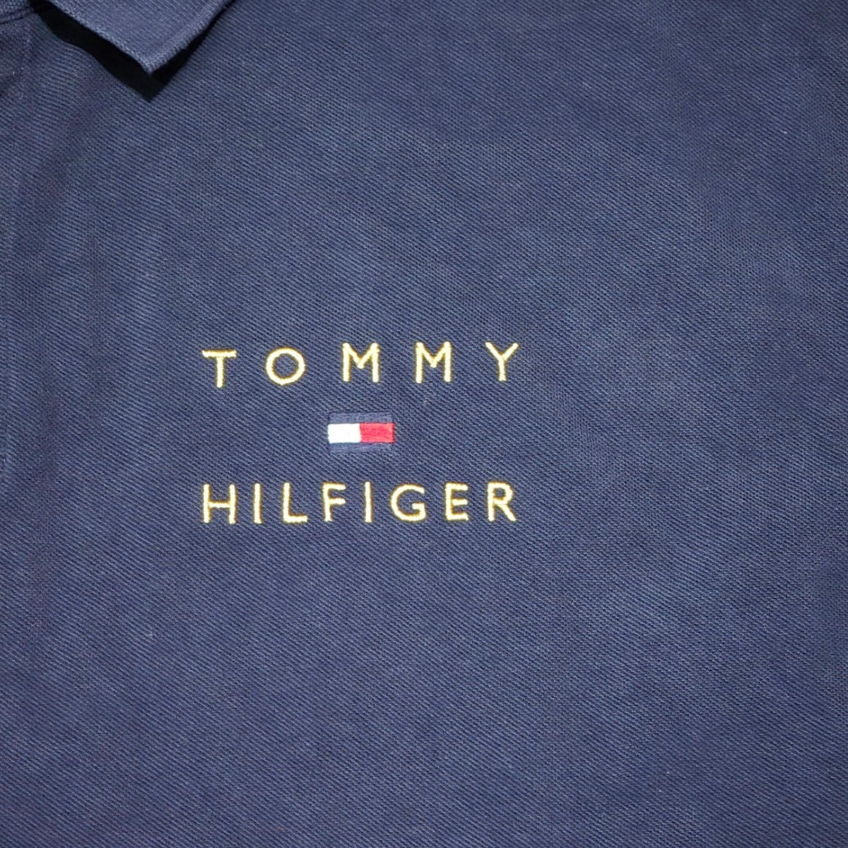 Playera Manga Larga Polo Tommy Hilfiger 3xl Azul