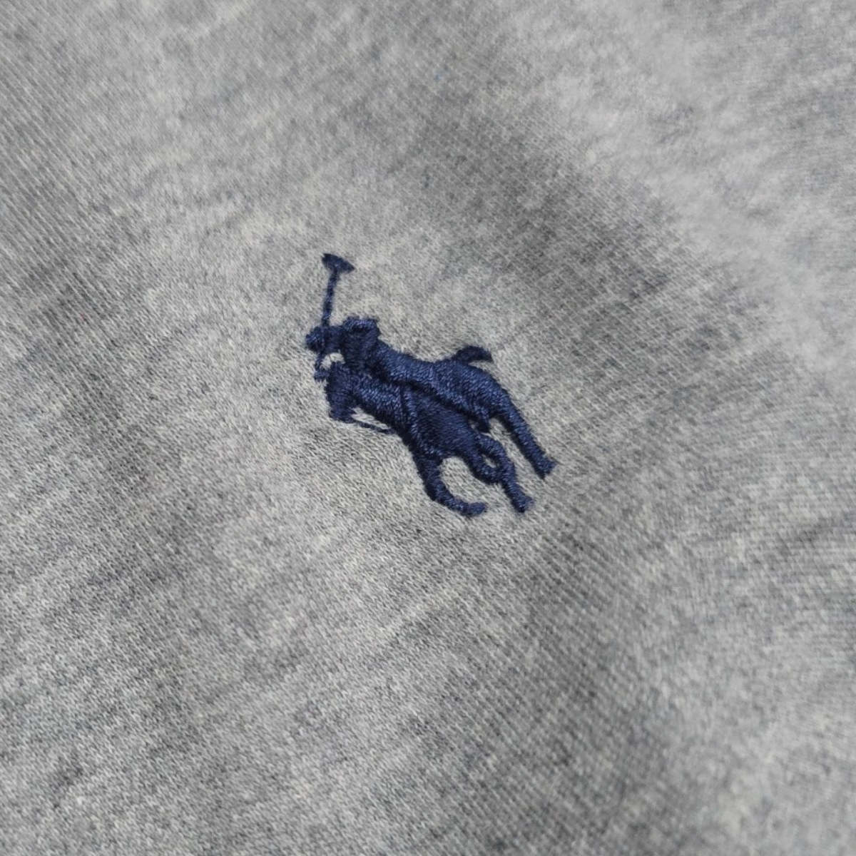 Playera Polo Ralph Lauren 2xb Big Gris Pony Azul