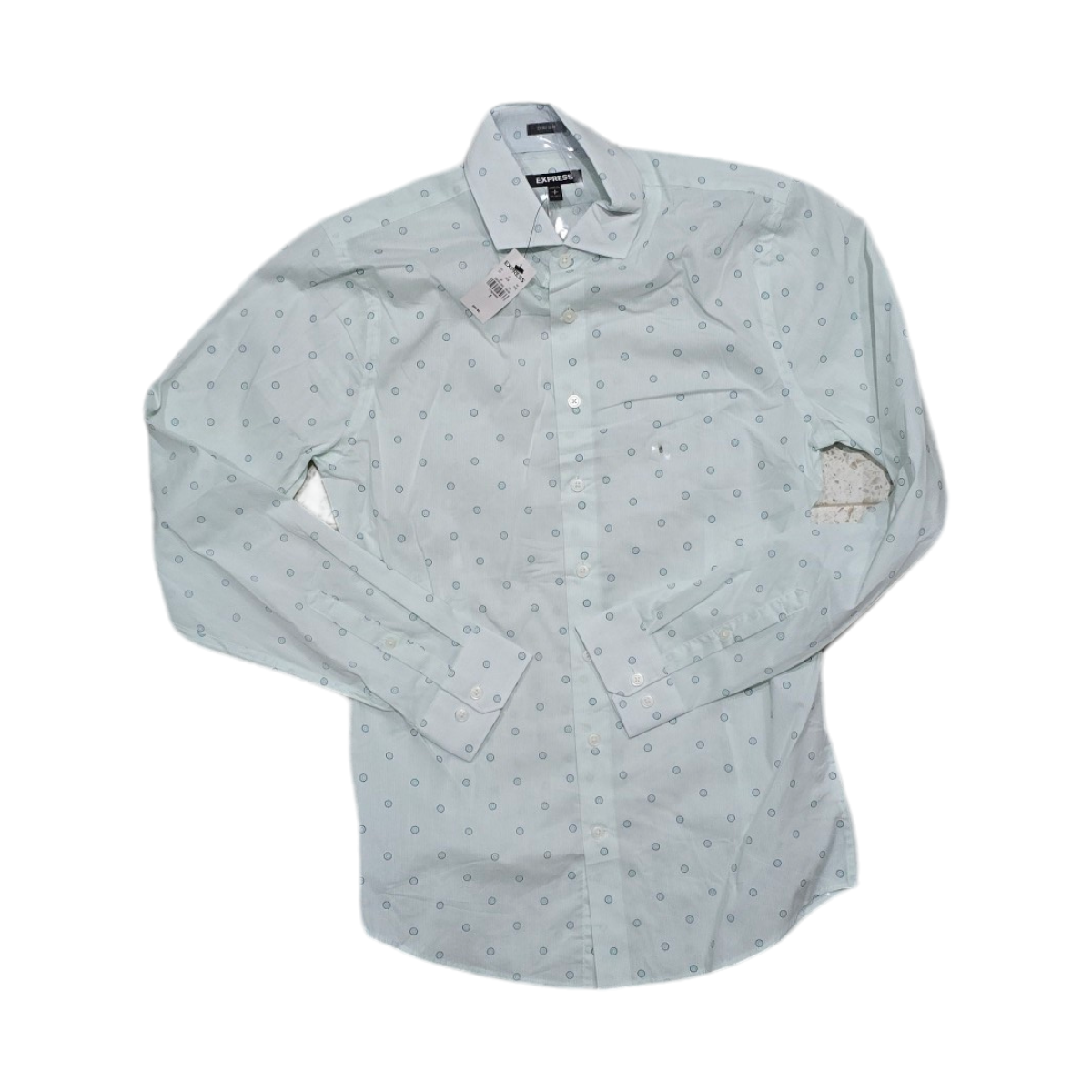 Camisa Express Chico S 14 1/2 Extraslim Menta