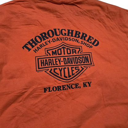 Playera Harley Davidson 2xl Naranja Florence, Kentucky