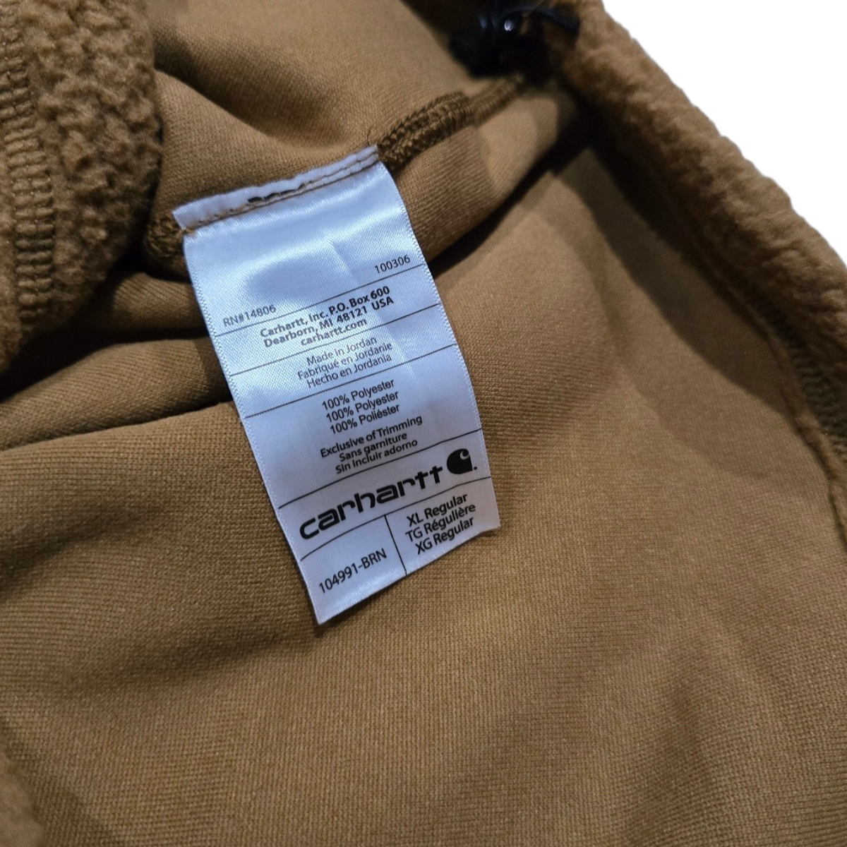 Chamarra Carhartt Xgrande Xl Cafe Relaxed Fit