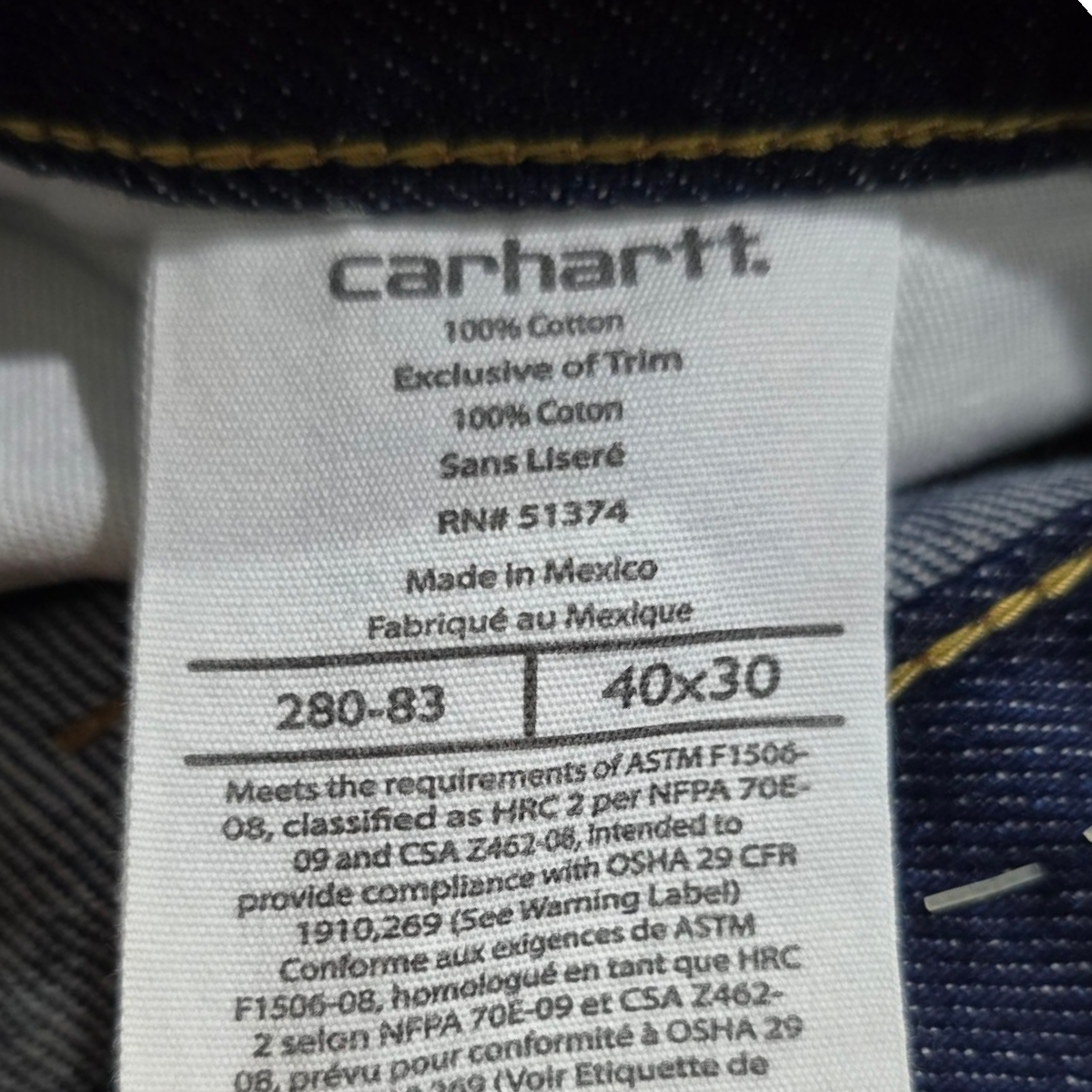 Pantalon Carhartt 40x30 Azul