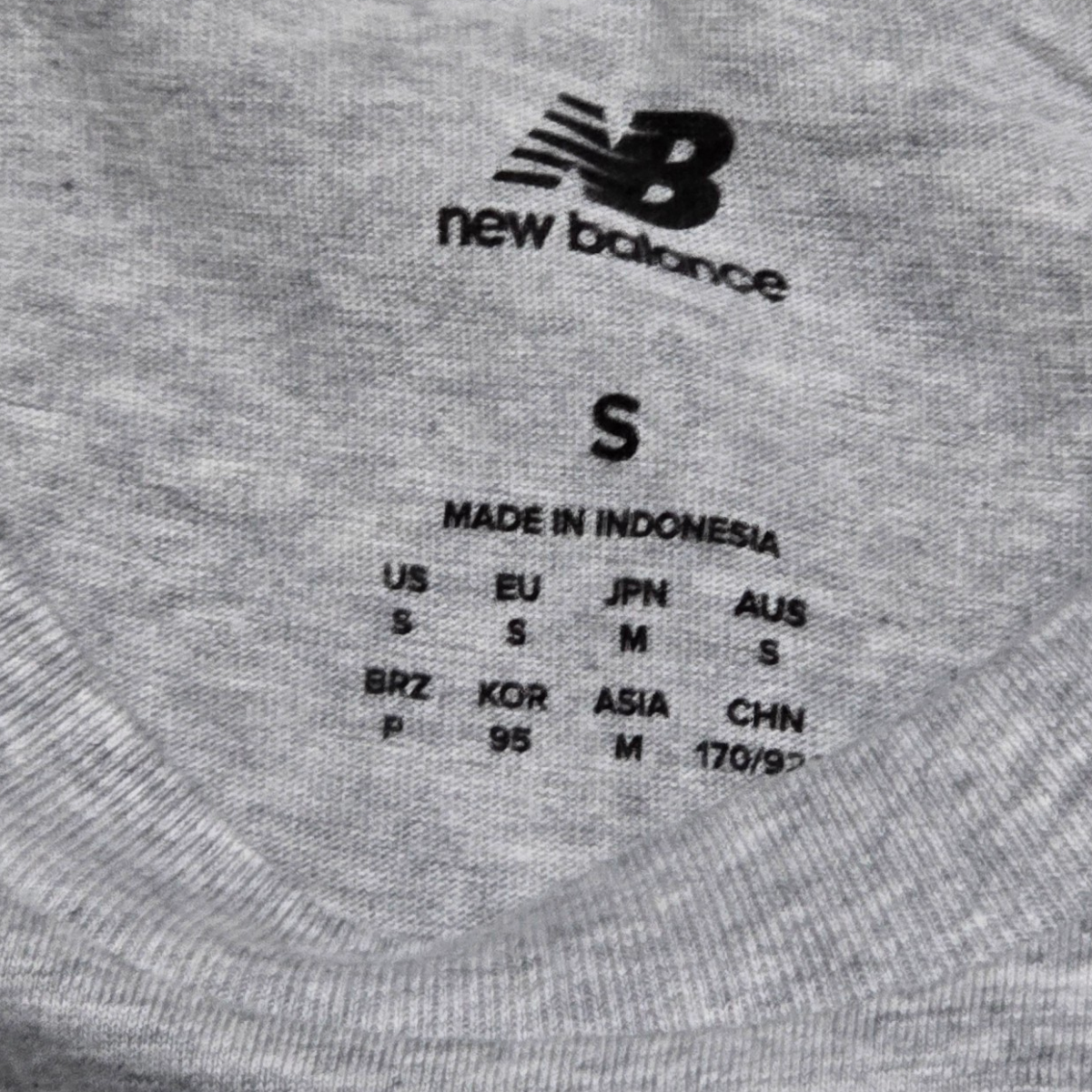 Playera New Balance Chico S Gris