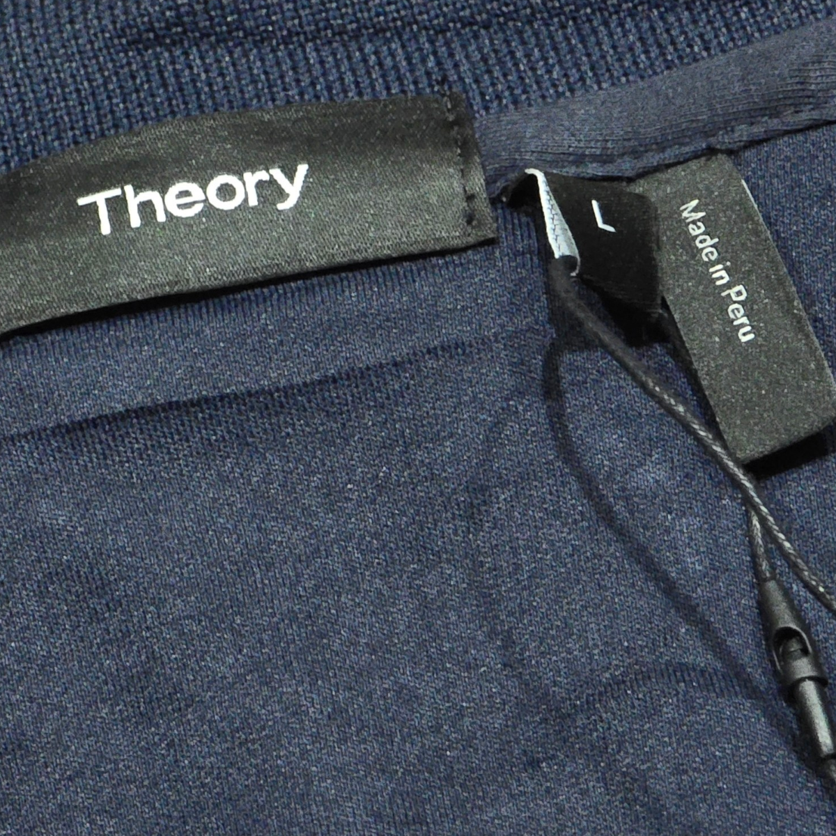 Playera Polo Theory Grande L Azul