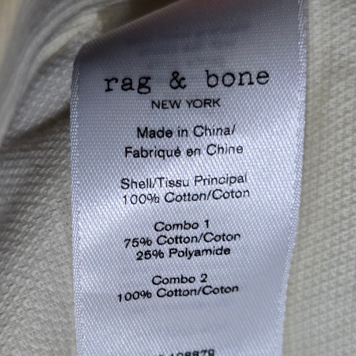 Camisa Rag And Bone Ny Grande L Amarillo
