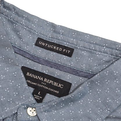 Camisa Banana Republic Grande L Untucked Fit