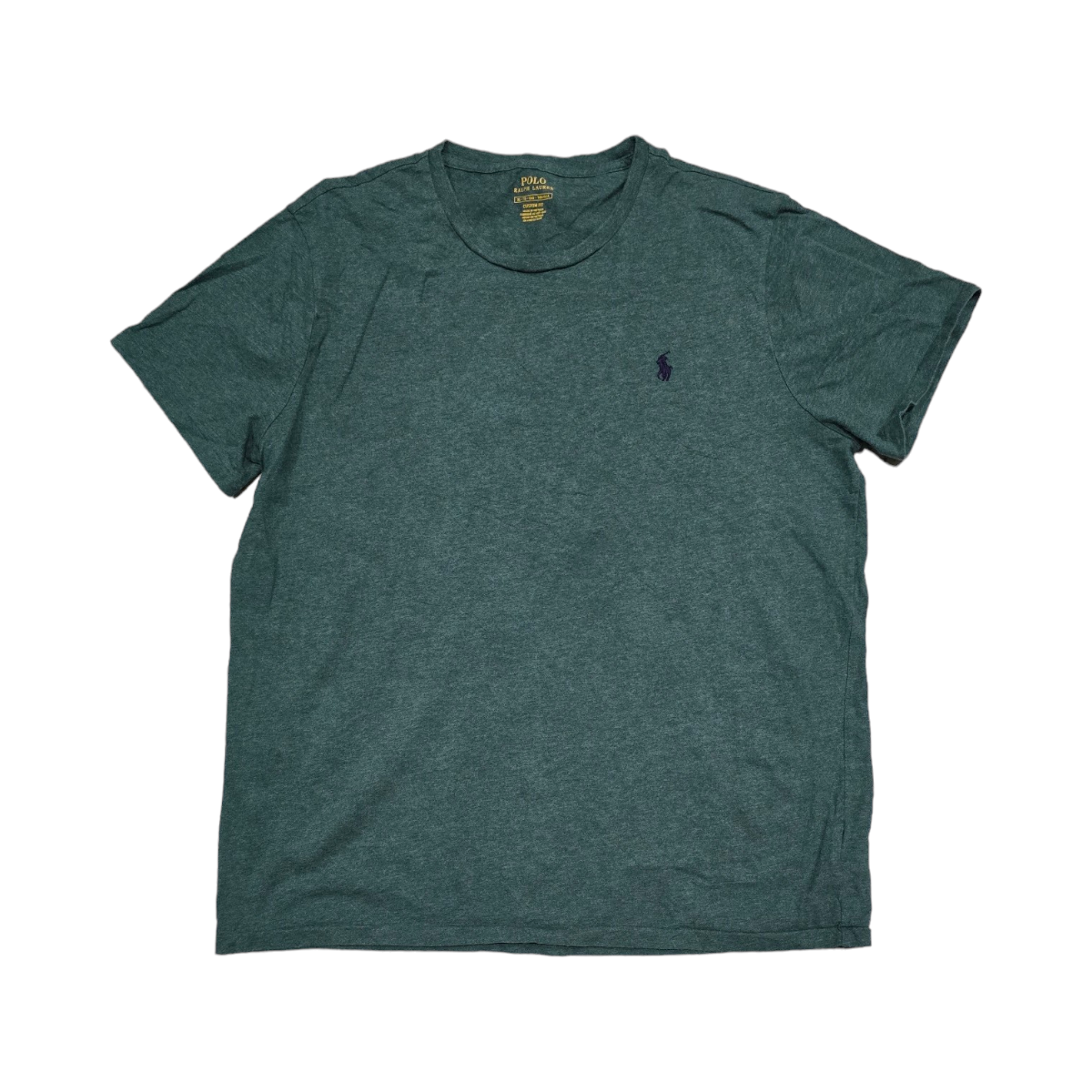 Playera Ralph Lauren Xgrande Custom Fit Verde Pony Morado