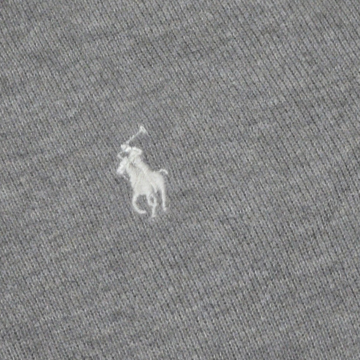 Sueter Ralph Lauren Xgrande Gris Pony Blanco