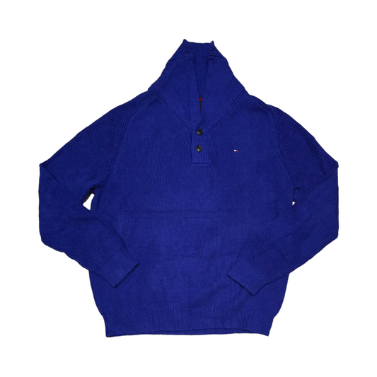 Sueter Tommy Hilfiger Xgrande Xl Azul Cuello Alto