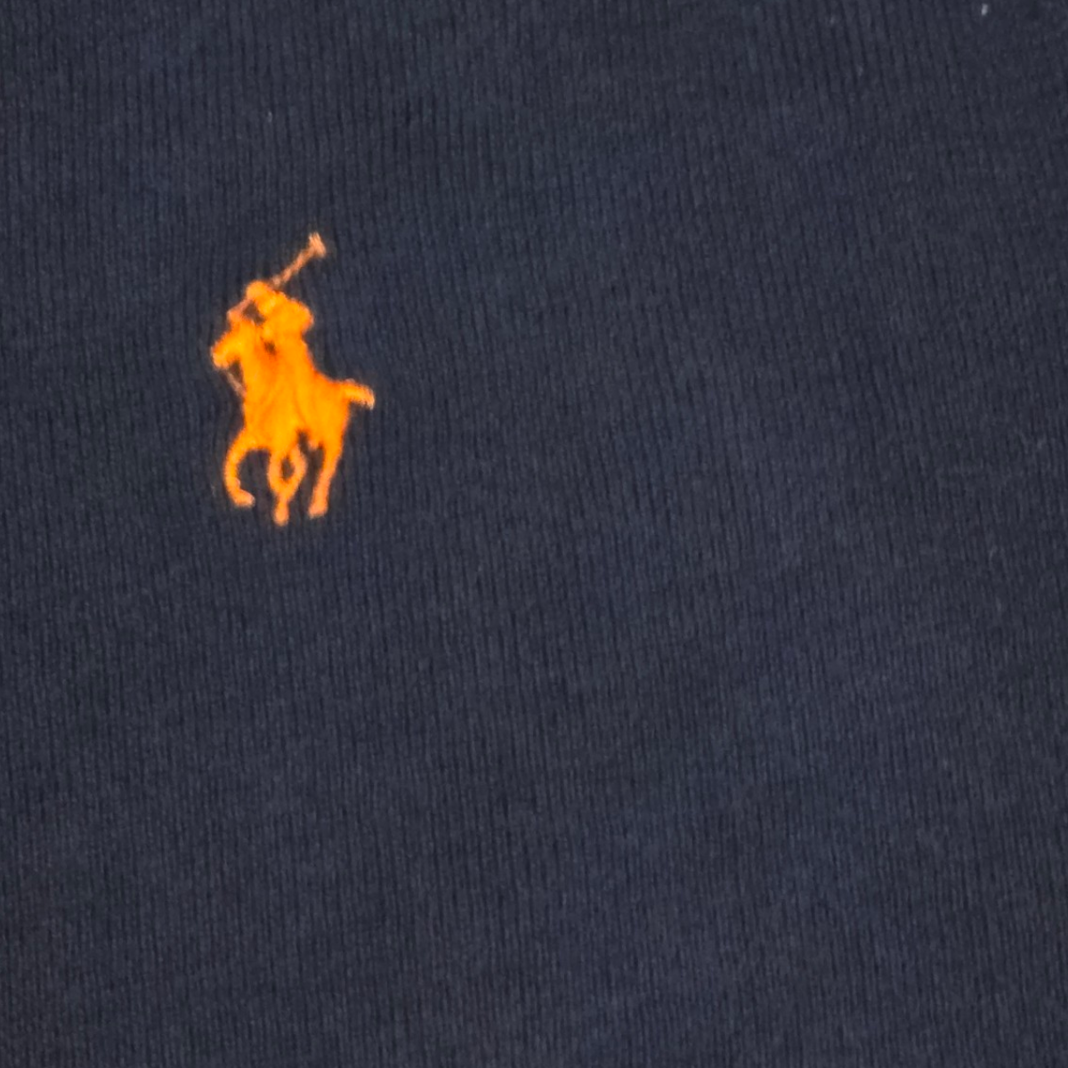 Sueter Ralph Lauren 2xl Slimfit Azul Pony Naranja