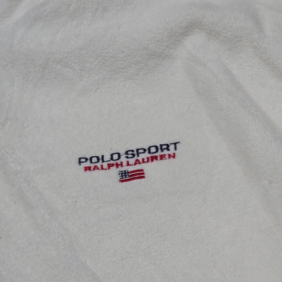 Sudadera Ralph Lauren 2xl Blanca Retro