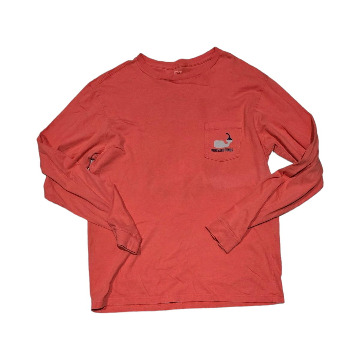 Playera Manga Larga Vineyard Vines Chico S Coral
