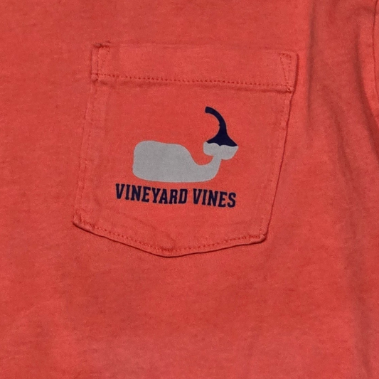 Playera Manga Larga Vineyard Vines Chico S Coral