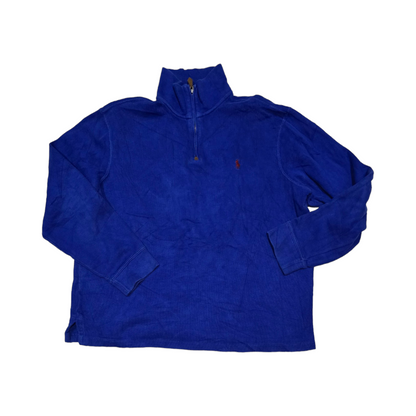 Sueter Ralph Lauren Grande L Azul Pony Rojo