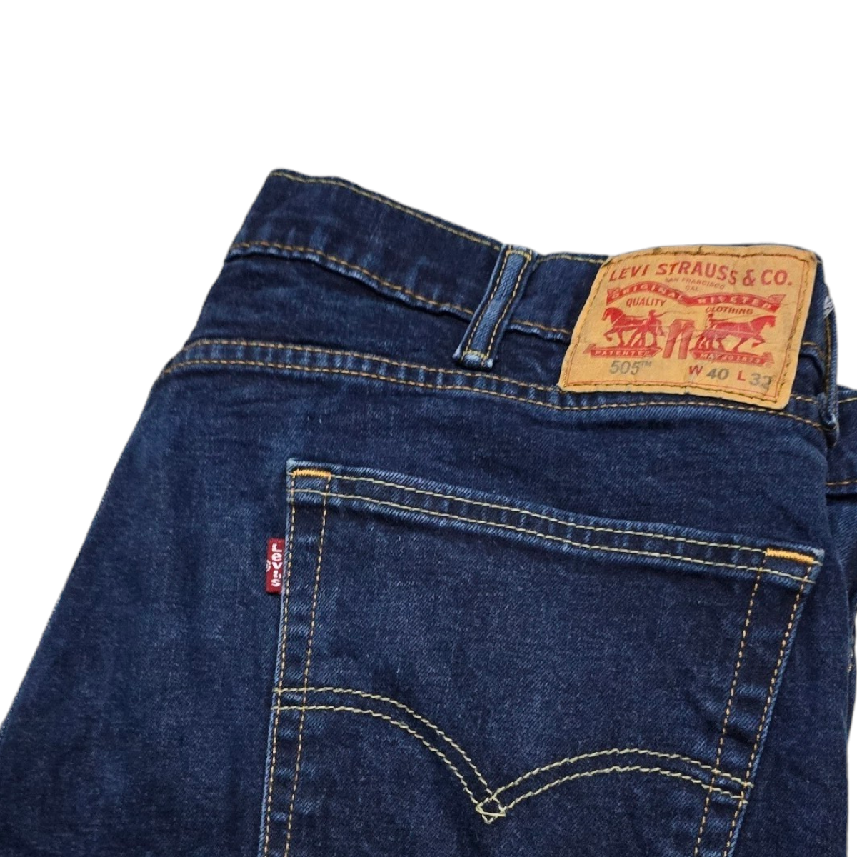 Pantalon Levis 505 40x32 Azul Recto