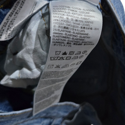 Pantalon Levis 513 32x34 Recto Azul Claro
