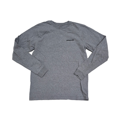 Playera Manga Larga Patagonia Chico S Regular Fit Gris