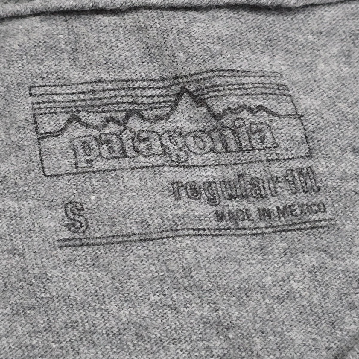 Playera Manga Larga Patagonia Chico S Regular Fit Gris