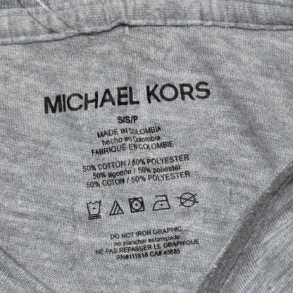 Playera Manga Larga Michael Kors Chico S Gris