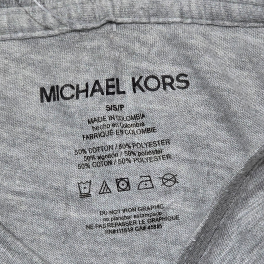 Playera Manga Larga Michael Kors Chico S Gris