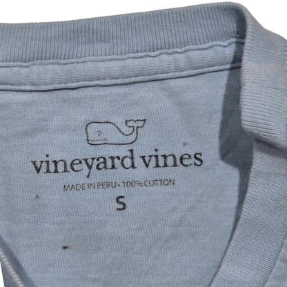 Playera Manga Larga Vineyard Vines Chico S Azul Claro