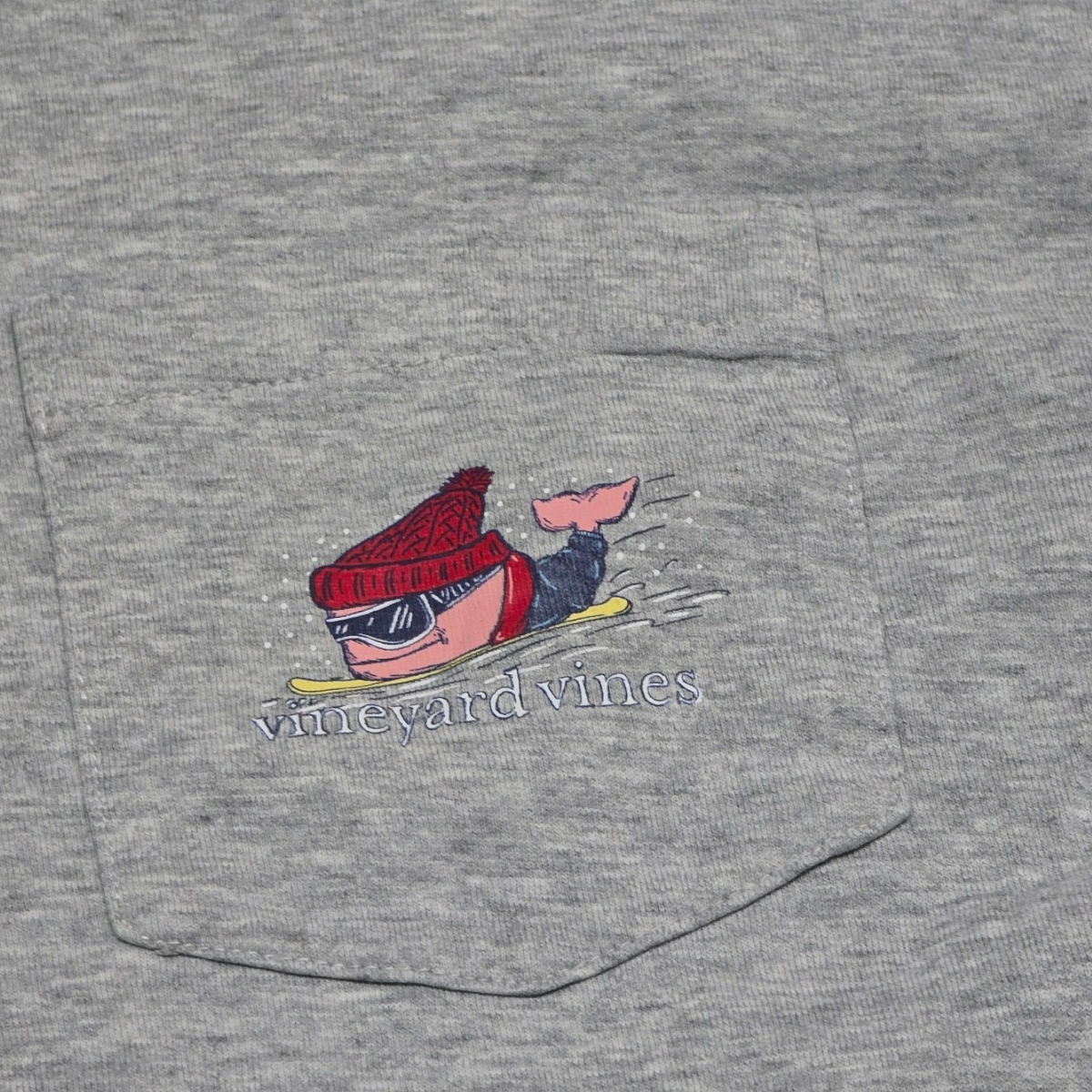 Playera Manga Larga Vineyard Vines Grende L Gris