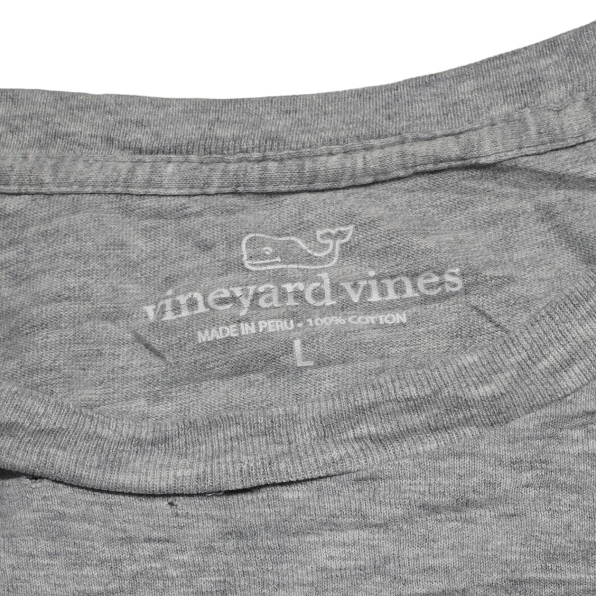 Playera Manga Larga Vineyard Vines Grende L Gris