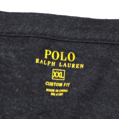 Playera Ralph Lauren 2xl Custom Fit Gris Oscuro