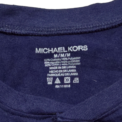 Playera Manga Larga Michael Kors Mediana M Azul