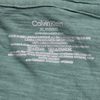 Playera Con Gorro Calvin Klein Xgrande Xl Verde