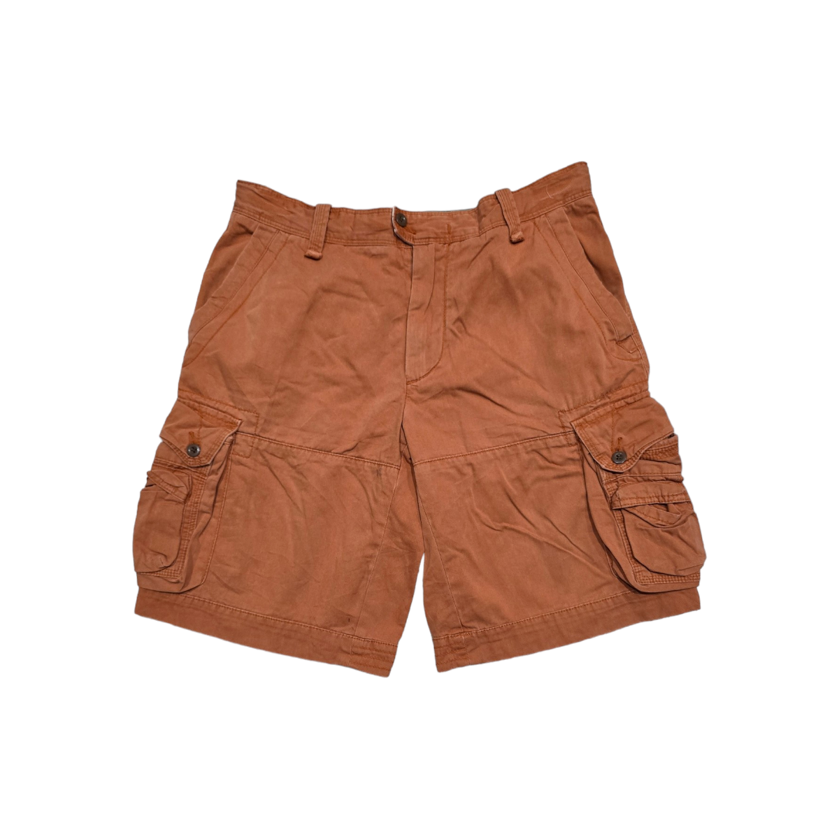 Short Cargo Ralph Lauren Talla 33 Naranja Deslavado