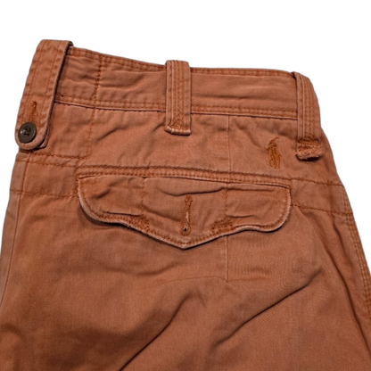 Short Cargo Ralph Lauren Talla 33 Naranja Deslavado
