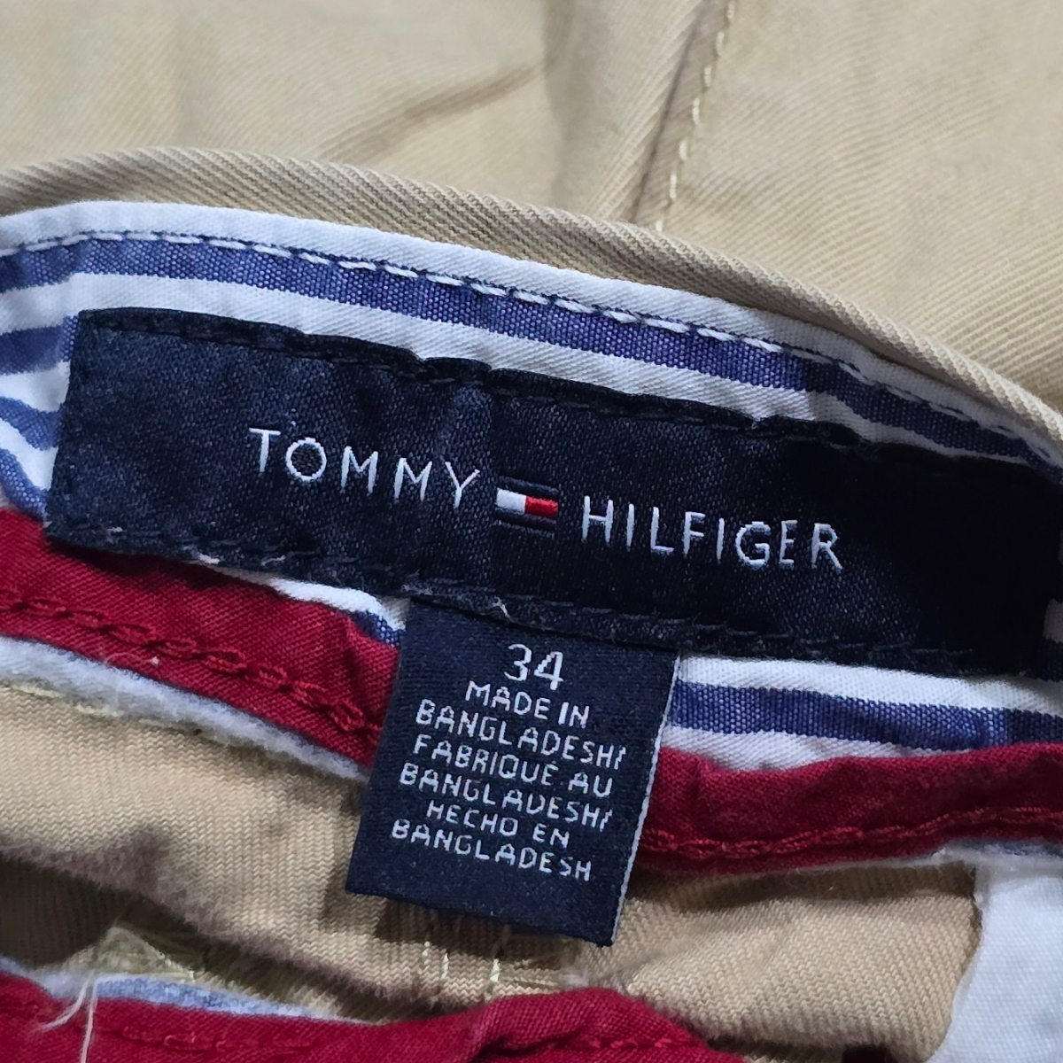 Bermuda Tommy Hilfiger Talla 34 Cafe Claro