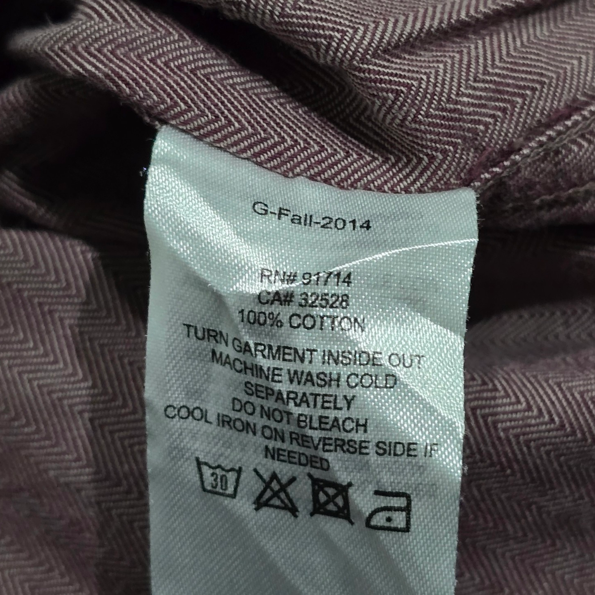 Camisa Armani Exchange Chico S Vino