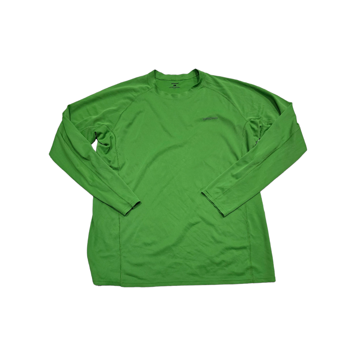 Playera Manga Larga Patagonia Mediana M Verde