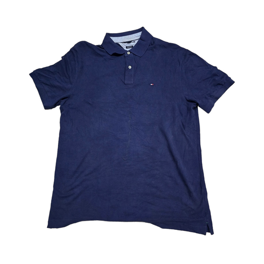 Playera Polo Tommy Hilfiger 2xl Custom Fit Azul