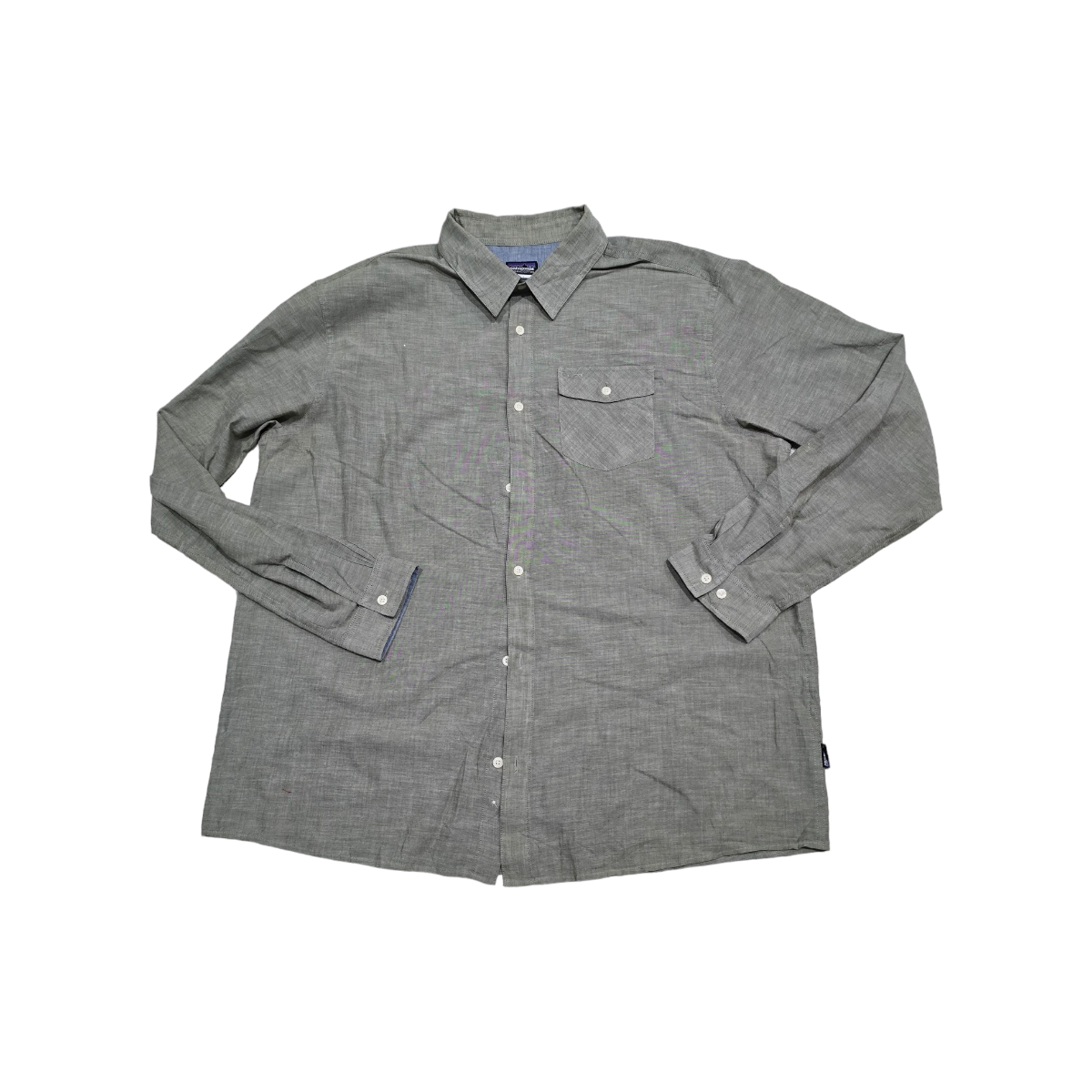 Camisa Patagonia 2xl Verde Gris