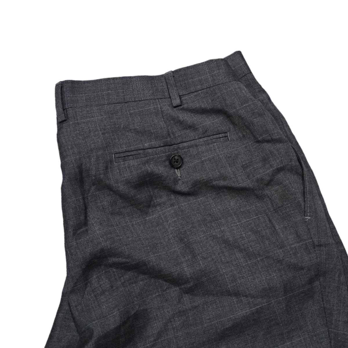 Pantalon De Vestir Ralph Lauren 40x29 Recto Gris