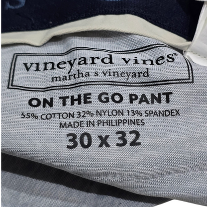 Pantalon Vineyard Vines 30x32 On The Go Pant Beige